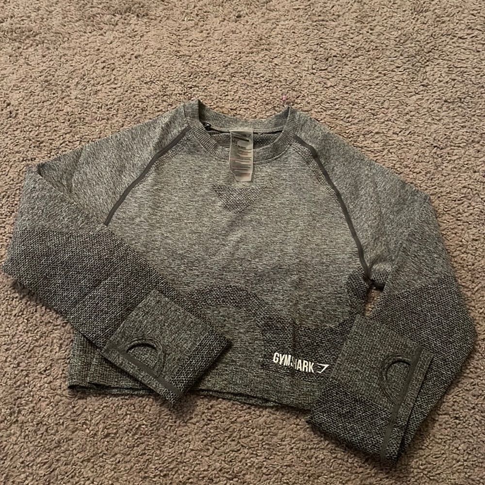 Gymshark Gray Athletic Top